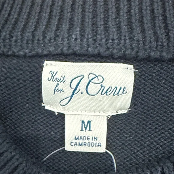 J. Crew Black Crewneck Sweater for Men - Picture 2 of 11